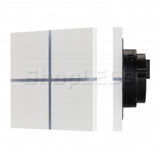 INTELLIGENT ARLIGHT Сенсорная панель KNX-304-13-IN White (BUS, Frameless) (IARL, IP20 Металл, 2 года)