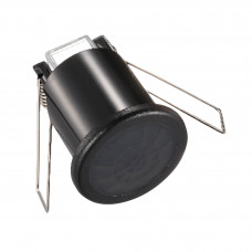 Датчик движения NAVE-PIR-BUILT-R50-400W-BK (230V, 0.6A, MINI, IP20) (Arlight, Пластик, 5 лет)