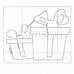 Фигура "Санта Клаус с мешком подарков", размер 100*100 см NEON-NIGHT, SL501-312