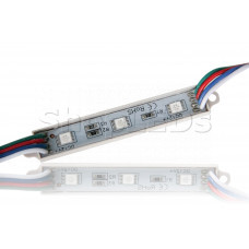 Светодиодный модуль герметичный SL-5050-3 LED, RGB (0.75W, 12V)