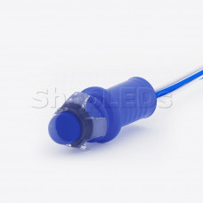 Светодиодный модуль герметичный прозрачный колпачок PIX SL-D9-50LED (12V, 0.2W, 100 Lm, IP65) (синий)